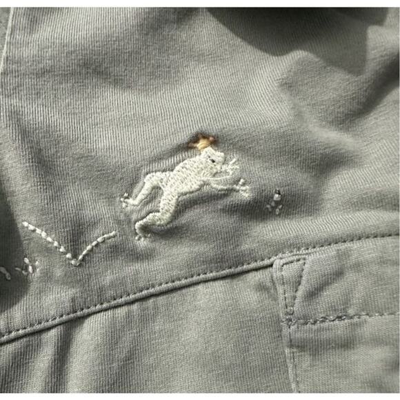 Janie and Jack 12-18 Months Y2K Blue Label Frog Prince Romper - Picture 3 of 4